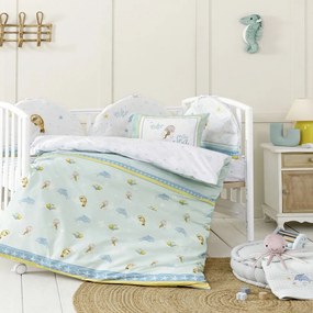 Κουβερλί Βρεφικό Sea Love Mint Nima 100x140cm 100% Cotton