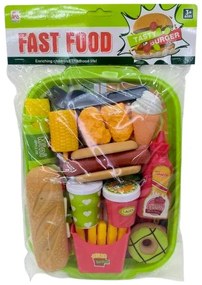 Παιδικό σετ Fast Food - 24pcs - 6629-6