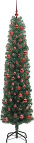 vidaXL Τεχνητό Χριστουγεννιάτικο Δέντρο με 300 LED Πράσινο 180 cm