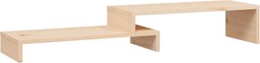 vidaXL Βάση Οθόνης (52-101) x 22 x 14 εκ. από Μασίφ Ξύλο Πεύκου