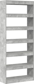 vidaXL Βιβλιοθήκη 6 επιπέδων 80 x 30 x 198 εκ Επεξεργασμένο Ξύλο