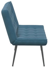 vidaXL Πάγκος Μπλε 110x74x84 εκ. Βελούδινος