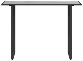 vidaXL Γκρι Τραπέζι Κήπου 100x55x70 εκ DPC και Χάλυβας