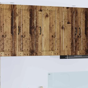 Ντουλάπα Κουζίνας με ράφι Επιτοίχιο Παλιό ξύλο 40 x 31 x 80 εκ.