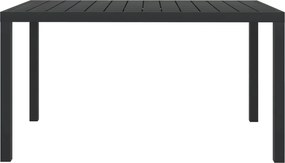 vidaXL Σετ Τραπεζαρίας Κήπου 7 τεμ. Γκρι Συνθ. Ρατάν με Μαξιλάρια