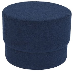 Υποπόδια DKD Home Decor Μπλε Βελούδο 55 x 55 x 40 cm