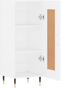 vidaXL Ντουλάπι Λευκό 34,5 x 34 x 90 εκ. από Επεξεργασμένο Ξύλο