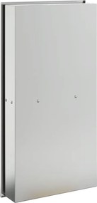 vidaXL Εσοχή Ντους Βουρστ. Ασήμι 32x62x9 εκ. Αν. Ατσάλι
