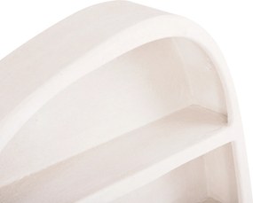 ΡΑΦΙ ΤΟΙΧΟΥ ΣΕΙΡΑ SANTORINI HM18058 MDF ΣΕ ΥΠΟΛΕΥΚΟ ΧΡΩΜΑ 95x18x100Υεκ.