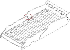 Κρεβάτι παιδικό Formula 1