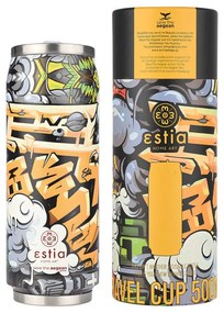 ESTIA ΘΕΡΜΟΣ TRAVEL CUP SAVE THE AEGEAN 500ml GRAFFITI RHYTHM