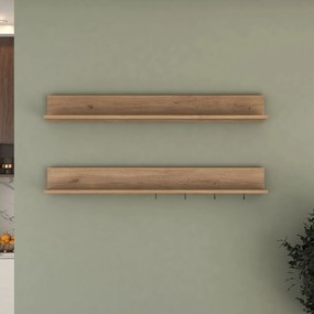 Ράφι Τοίχου Καρυδί ACRU 120x14.8x15