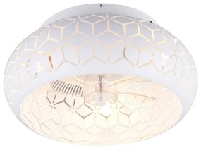 Ανεμιστήρας Reality Lighting -RL BIDAR R61574031 Λευκό Ματ (White Mat)