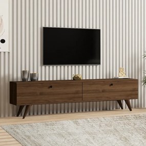 Έπιπλο τηλεόρασης Paris Megapap χρώμα καρυδί 160x25x35εκ.-GP052-0135,2