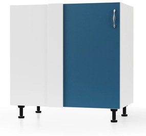 Horizont Κάτω Γωνιακό Ντουλάπι Indigo-Μπλε 80x48x82cm - GR-104-00030