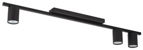 Σποτ Φωτιστικό Οροφής 3xGU10 10W IP20 Logan TK Lighting-4565-Μαύρο 4565