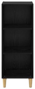 vidaXL Πλαϊνό γραφείο Μαύρη δρυς 32.5 x 34.5 x 90 εκ
