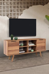 Έπιπλο Τηλεόρασης Καρυδί POTRE 130x35x18