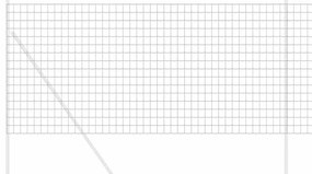 vidaXL Φράχτης Εuro Γκρι 1.4 x 10 m Σίδηρος με επικάλυψη PVC