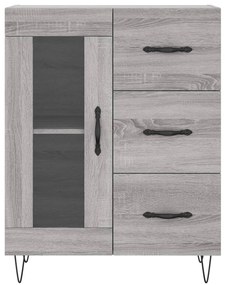 vidaXL Ντουλάπι Γκρι Sonoma 69,5 x 34 x 90 εκ. από Επεξεργασμένο Ξύλο