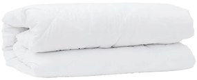 vidaXL Διπλό με Μαξιλάρι 2 pcs Λευκό 140 x 220 cm Μικροΐνες