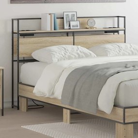 vidaXL Κεφαλάρι Αποθήκης Sonoma Δρυς 160 cm Επεξεργασμένο ξύλο