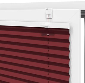 Πλισέ περσίδα Μπορντό κόκκινο 100x150 cm Πλάτος υφάσματος 4015245