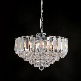 Φωτιστικό Κρεμαστο Aca SF175323PC GRAPPA Διάφανο (Transparent)