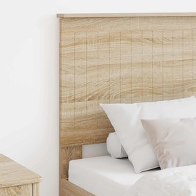 vidaXL Κεφαλάρι με κεφαλάρι Δρύς Sonoma 75 cm Επεξεργασμένο ξύλο