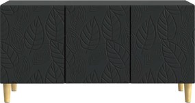 vidaXL Ντουλάπι TV 99 x 34,5 x 50 εκ. Μαύρο Επεξεργασμένο Ξύλο