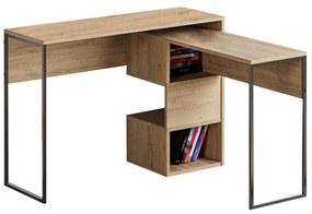 Γραφείο εργασίας πτυσσόμενο Badau μελαμίνης φυσικό 110x37x77εκ 110x37x77 εκ.