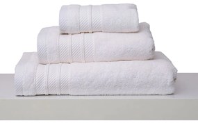 Πετσέτες Σετ 3Τμχ Με Κορδέλα 3/30x50 Des. Soft Ivory Anna Riska Towels Set 30x50cm 100% Βαμβάκι