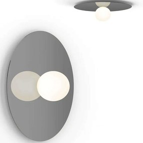 Φωτιστικό Τοίχου - Οροφής Bola Disc 22/6 10622 18,2x55cm Dim Led 1100lm 12W Dark Grey Pablo Designs