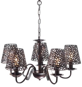 Πολύφωτο Φωτιστικό Οροφής EG169755PBC Copper &amp; Black Metal