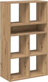 vidaXL Βιβλιοθήκη Artisan Δρυς 66x31x112 εκ. Επεξεργασμένο Ξύλο