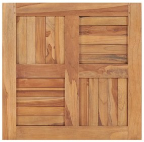 vidaXL Επιφάνεια Τραπεζιού 60 x 60 x 2,5 εκ. Μασίφ Ξύλο Teak