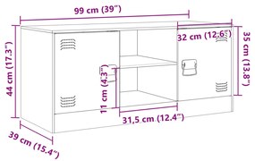 ΈΠΙΠΛΟ ΤΗΛΕΟΡΑΣΗΣ ΛΕΥΚΟ 99X39X44 ΕΚ. ΑΠΟ ΑΤΣΑΛΙ 841690