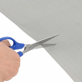 vidaXL Πλέγμα Οθόνης 30 mesh 100 x 2000 cm Ανοξείδωτο Ατσάλι 201 Ασημί