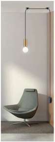 Φωτιστικό Τοίχου - Απλίκα SE21-GM-4-NM1W ADEPT TUBE Gold Matt Wall Lamp+ - 51W - 100W - 77-8823