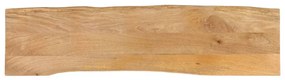 vidaXL Επιφάνεια Τραπεζιού 180x40x2,5 εκ. Live Edge Μασίφ Ξύλο Μάνγκο