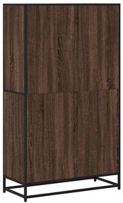 vidaXL Βιβλιοθήκη καφέ δρυς 80,5x35x139 cm Κατασκευασμένο ξύλο