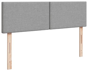vidaXL Κρεβάτι Boxspring με Στρώμα Αν. Πράσινο 160x200εκ Υφασμάτινο
