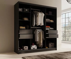 Ντουλάπα Medeo 200 συρόμενη-Mauro