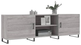 vidaXL Έπιπλο Τηλεόρασης Γκρι Sonoma 150x30x50 εκ. από Επεξεργ. Ξύλο