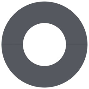 vidaXL Γλάστρα Ανθρακί Ανθρακί Πλαστικό Μεγάλη Διακοσμητικά Ένθετα