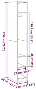 ΝΤΟΥΛΑΠΑ SONOMA ΔΡΥΣ 30X50X200 ΕΚ. ΑΠΟ ΕΠΕΞΕΡΓΑΣΜΕΝΟ ΞΥΛΟ 3307686