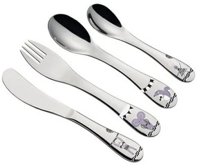 Μαχαιροπίρουνα Παιδικά Party (Σετ 4Τμχ) 124934 Inox Cilio 4 τμχ Stainless Steel
