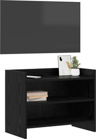 vidaXL Ντουλάπι TV 60 x 33 x 47 εκ. Μαύρη Δρυς Επεξεργασμένο Ξύλο
