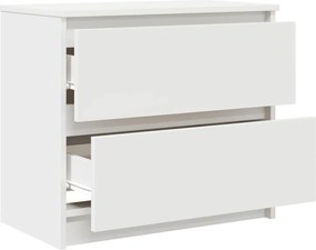 ντουλάπι τηλεόρασης vidaXL Λευκό 60x35x54 cm Κατασκευασμένο ξύλο