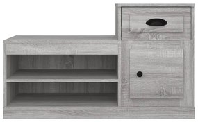 vidaXL Παπουτσοθήκη Γκρι Sonoma 100x42x60 εκ. από Επεξεργασμένο Ξύλο